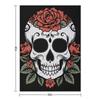 Sugar Skull with Roses Throw Blanket Anime Soft Plush Plaid Sofa Bed Valentine Gift Ideas Blankets