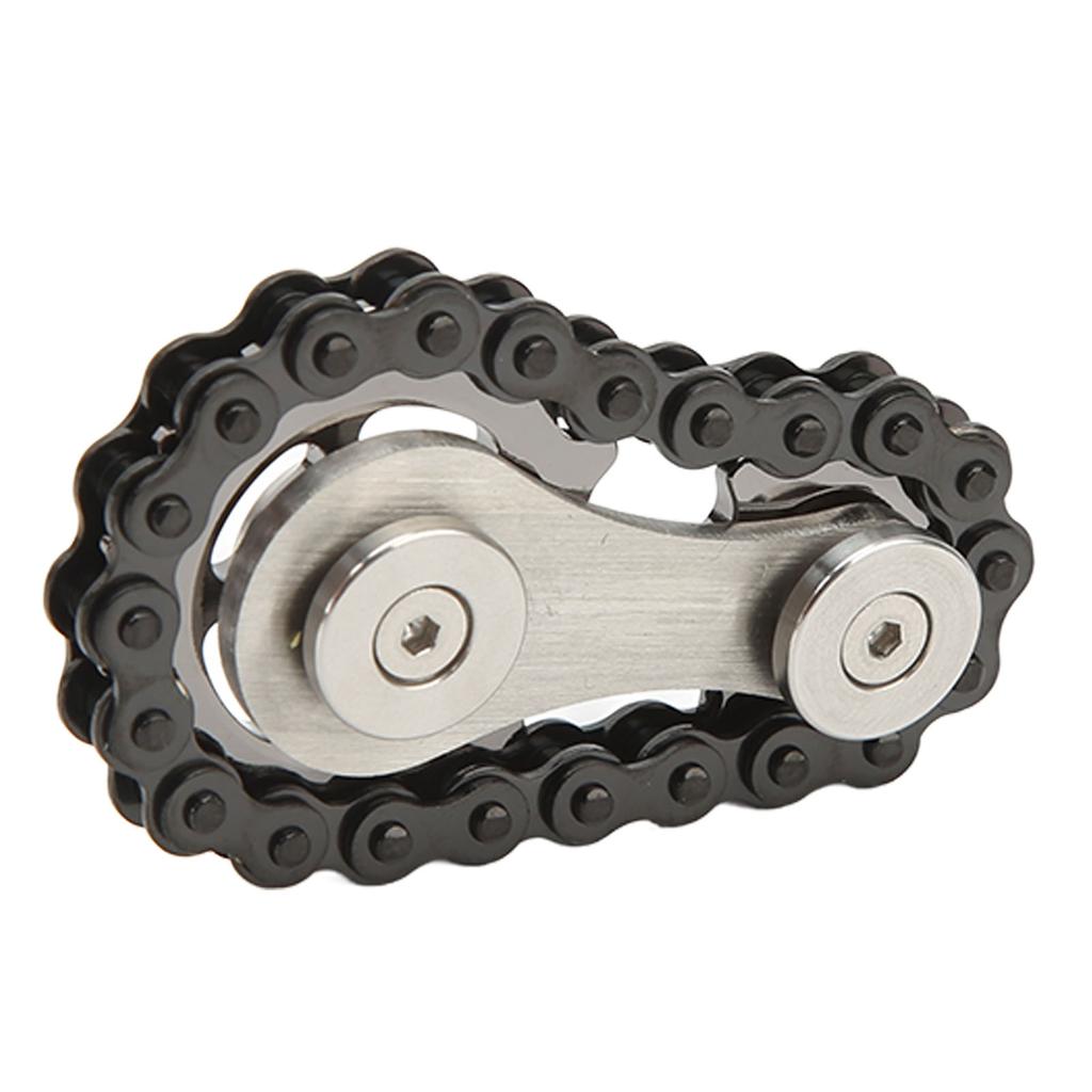 Detachable Fingertips Chains Sprockets Toys Stress Relief Stainless Steel Sensory Fingertips Bike