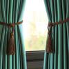 Simple Curtain Hanging Ball Strap Satin Rope Tassel Curtain Tiebacks Elegant   Window Fringe