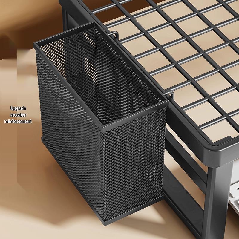 Cooled Laptop & Monitor Stand: Ergonomic Desk Riser with Suspended Bracket for Home Office
