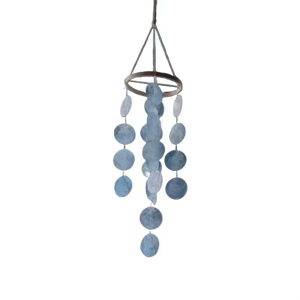 Decoratieve Schelp Windgong 1 Pak voor Buiten Tuin Ophanging met Ontspannend Geluid voor Veranda Terras Balkon Raam