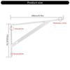 Floating Shelf Rusts Proof Steel Wall Mounted Storage Space Saving Easyly Install Home Decoration