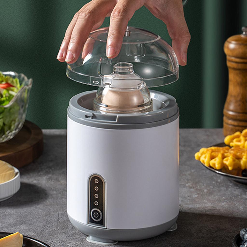 Electric Egg Scrambler Shaker Efficient Mixing Uniform Rotation Multifunctional Portable Eggs White Mixer for Kitchen