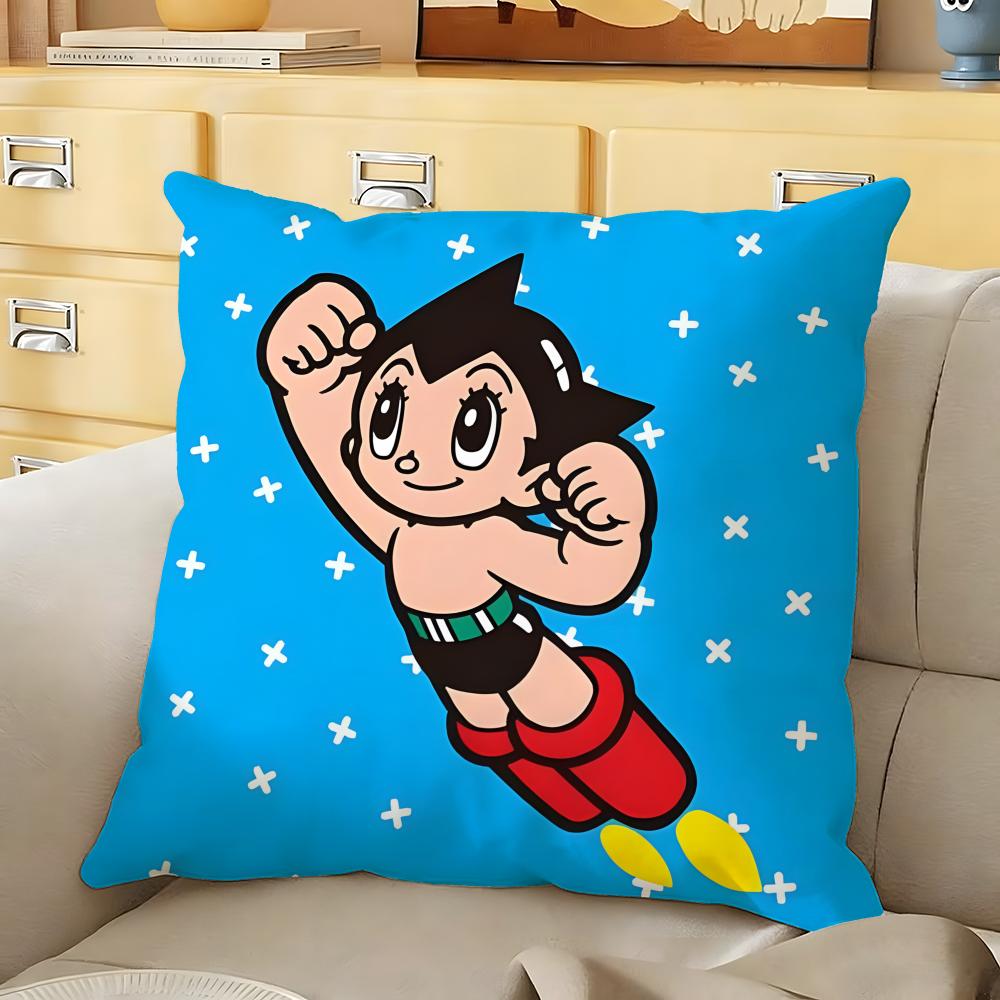 Anime AAstro BBoy Cushion Cover Soft Durable Reversible Pillow Cover Home Car MultiScene Daily Comfort Pillowcase