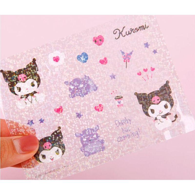 Kokoa - Sanrio Kuromi Face Mirror & Comb Set