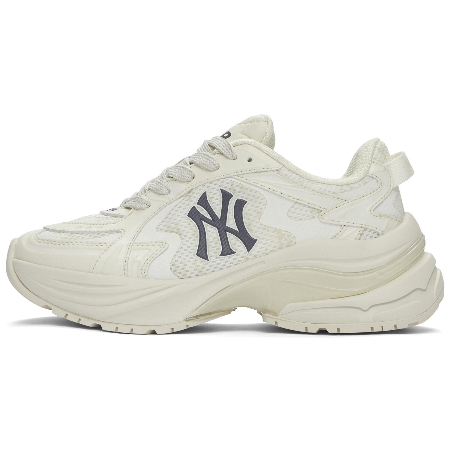 

New MLB Curve Runner Anti-Slip Wear-Resistant Low-Top Casual Shoes Unisex Beige 3ARNSPL5N-50BGL 42.5