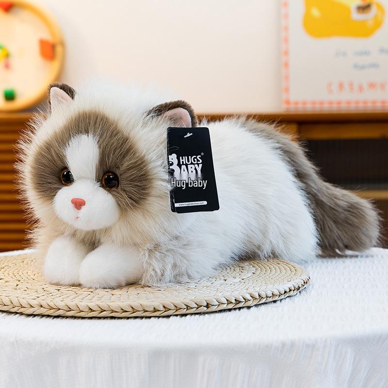 

Затишна плюшева лялька-кішка - Мила подушка-компаньйон і заспокійливий подарунок для дівчат 30cm (0.2kg) коричневий