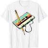 CXAPRDSH 80s Cassette Tape Pencil 1980s Retro Vintage Throwback Music T-Shirt