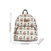 MESUCA Disney Backpack, Winnie the Pooh, Stylish Casual Backpack, Popular Mother's Backpack, Waterproof, Lightweight, Large Capacity, Canvas Backpack