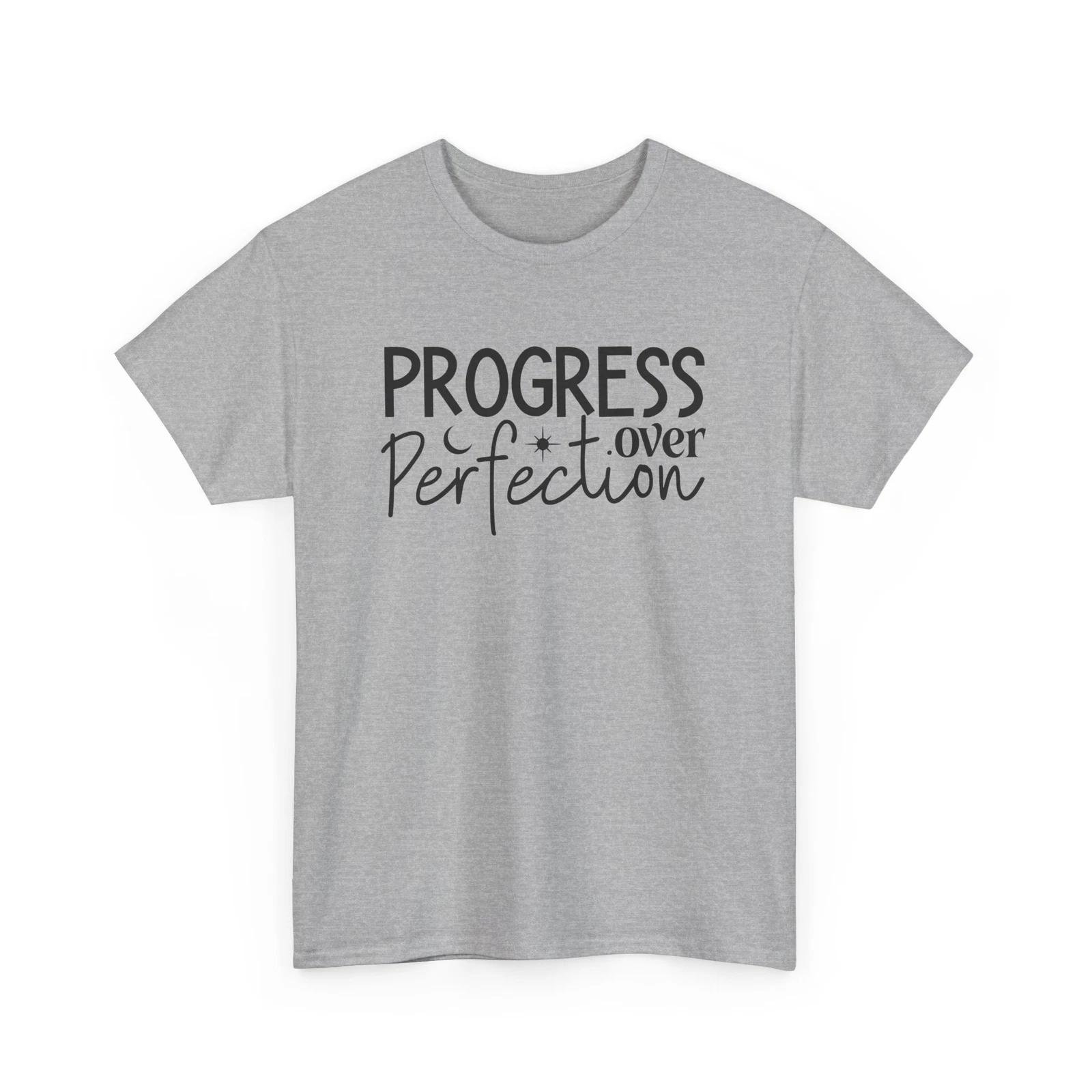 

Superhero Comics T-Shirt | Funny Hero Fan Tee | Progress over perfection Shirt XL
