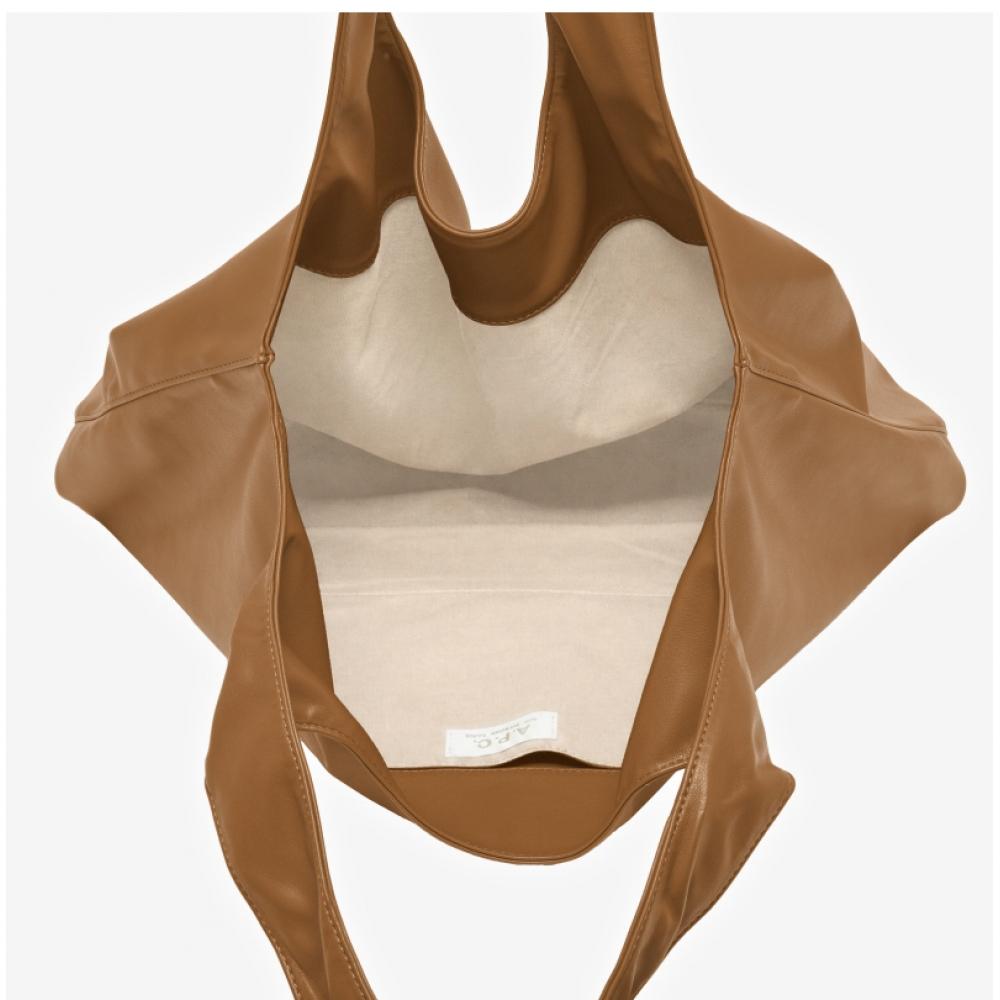 A.p.c Ninon Tote Bag M61565 Cab Camel