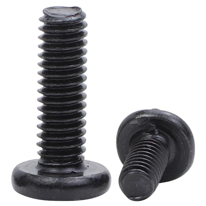 BM Black Cross Slot Pan Head Machine Screws M1.7-M5