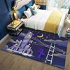 Star Carpet Creative Cosmic Star Pattern Home Decoration Ottoman Rectangular Living Room Bedroom Carpet