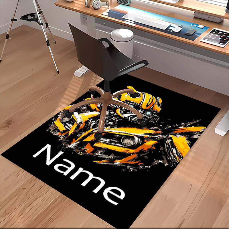 Custom personalization Bumblebee Print Area Rug - Soft, Washable Non-Slip Indoor Mat,Living Room,Home&Office Decorative Rug