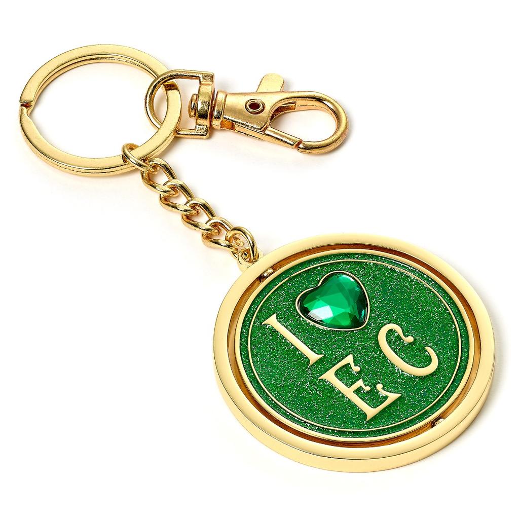 Wicked I Love Emerald City Spinning Keyring