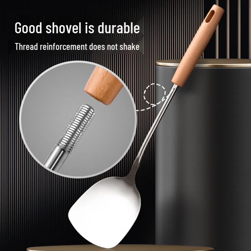 Thickened 304 Stainless Steel Wok Spatula
