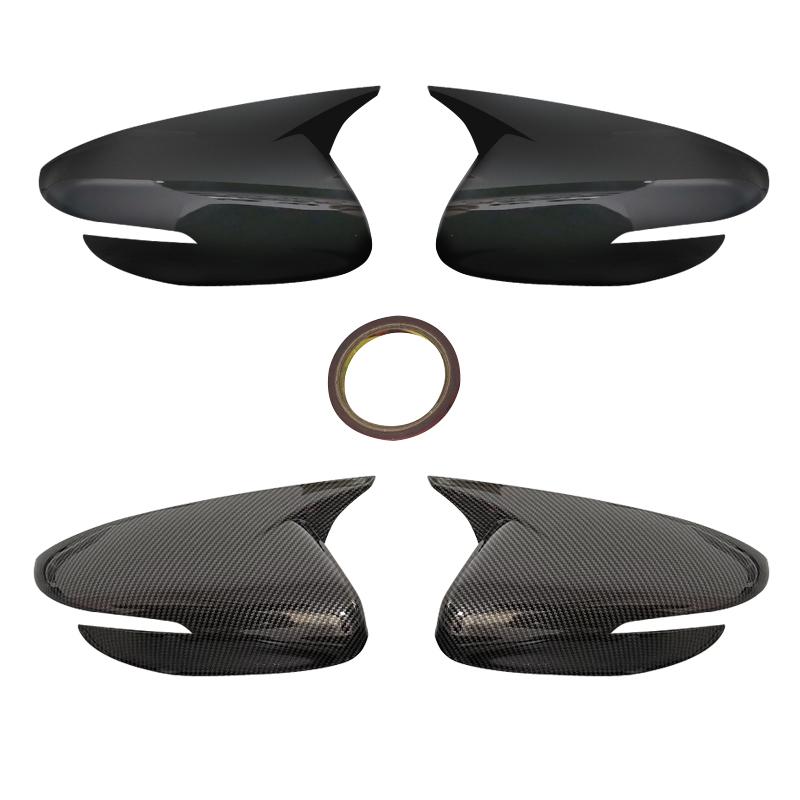 Für KIA K3 Cerato Forte Ceed 2 2013-2018 Auto Seitenspiegelabdeckung Flügelkappe Außentür Rückansicht Gehäuseverkleidung Kohlefaseraufkleber