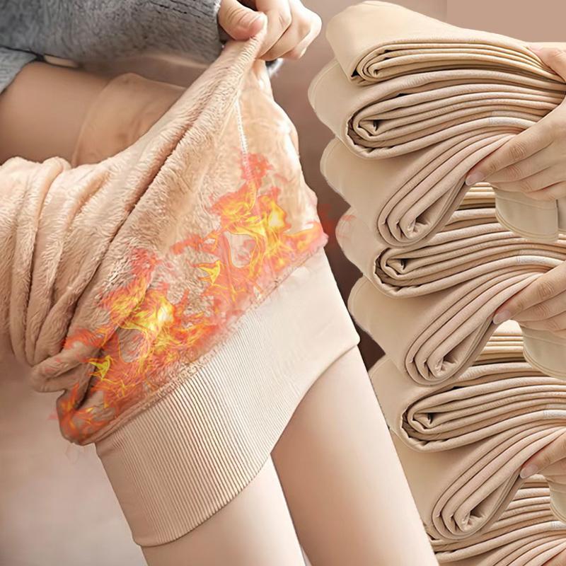 Thicken Warm Tights Winter Women Men Black Skin Color Thermal Pantyhose Comfortable Fleece Plush Stockings Fashion Accessories