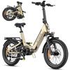 Bicicleta electrică ENGWE, echipată cu o baterie de 48V 15Ah, se mândrește cu o autonomie de până la 160 de kilometri și un timp de încărcare de 2 ore. L20 3.0 PRO