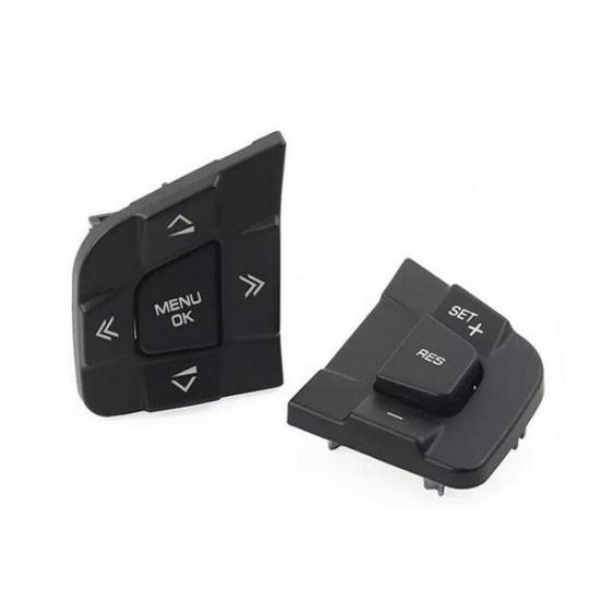 Steering Wheel Switch Button Cover Trim For Land Rover Discovery Sport 2015-