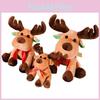 Adorable Christmas Elk Plush Toy Soft And Cuddly Deer Plushie Doll For Festive Decor