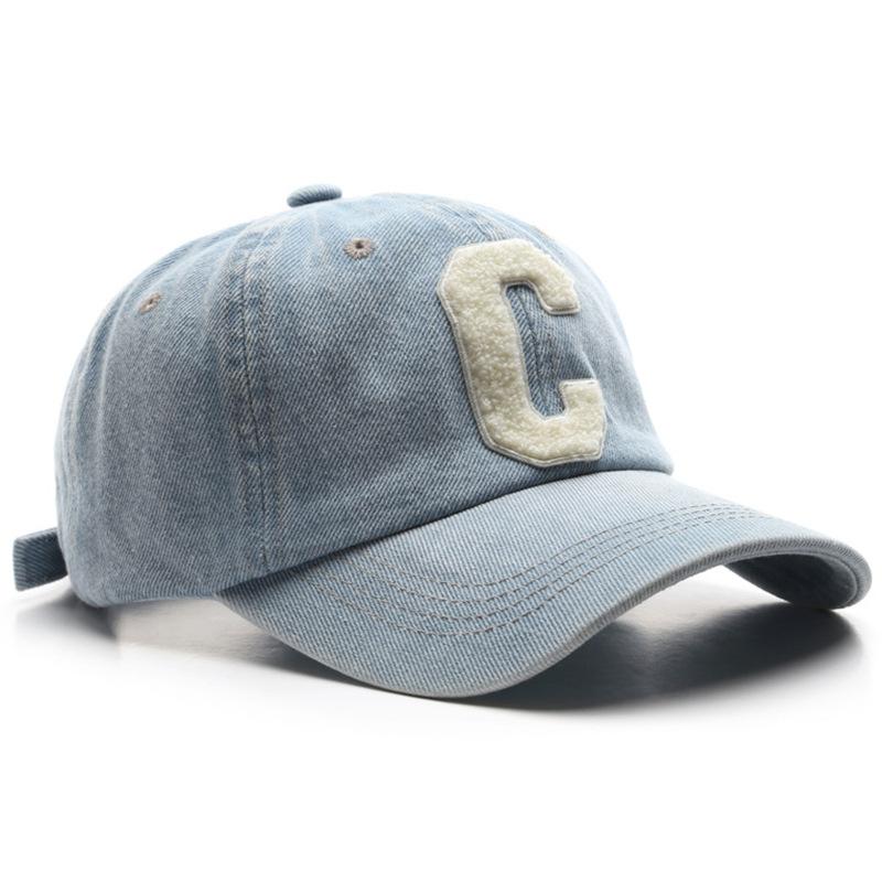Retro Denim Made Old Baseball Hat Men's Hat Women's Korean Style Trendy Bare Face Japanese Sun Hat Baseball Hat