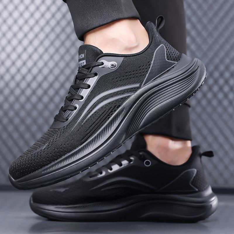 Spring Men'S Mesh Breathable Lightweight Casual Sports Shoes Men'S Walking Shoes Daily Work Wear Simple And Fashionable