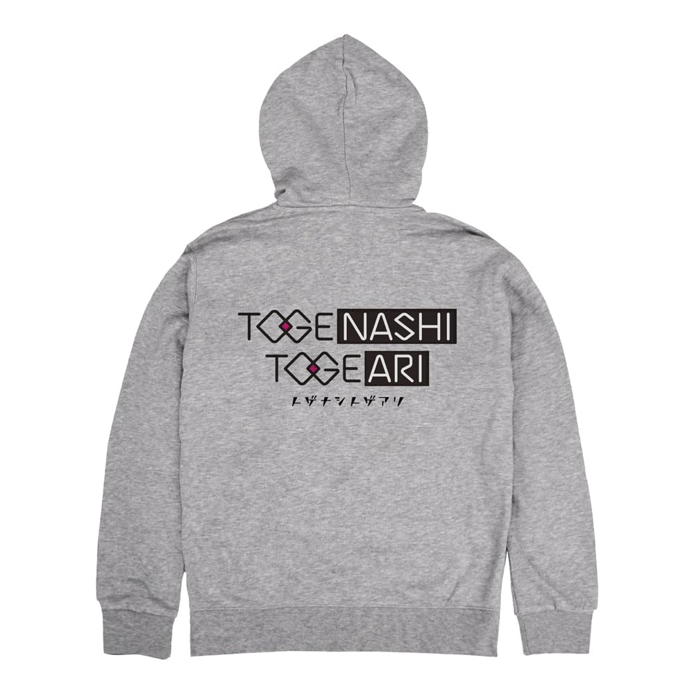 

[Official] 2D COSPA Girls Band Cry Togenashi Togenari Zip Hoodie MIX GRAY XL Size