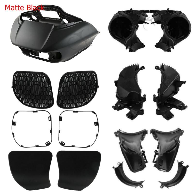 Motorcycle Front Outer Inner Fairing Speaker Glove Box Air Duct For Harley Road Glide 2015-2024