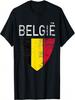 Bandera de Bélgica Orgullo de Fútbol Vintage _ Camiseta Retro de Fútbol Belga