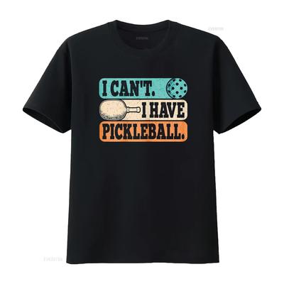 I Can T Have Pickleball Player Funny Pickle Ball Shirt Vintage Washed Slightly Unisex Designer Clothes Stretched