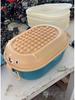 Metal Car Storage Barrel with Pull-back Action, Iron Green Toy Car In Mini Children's Box.