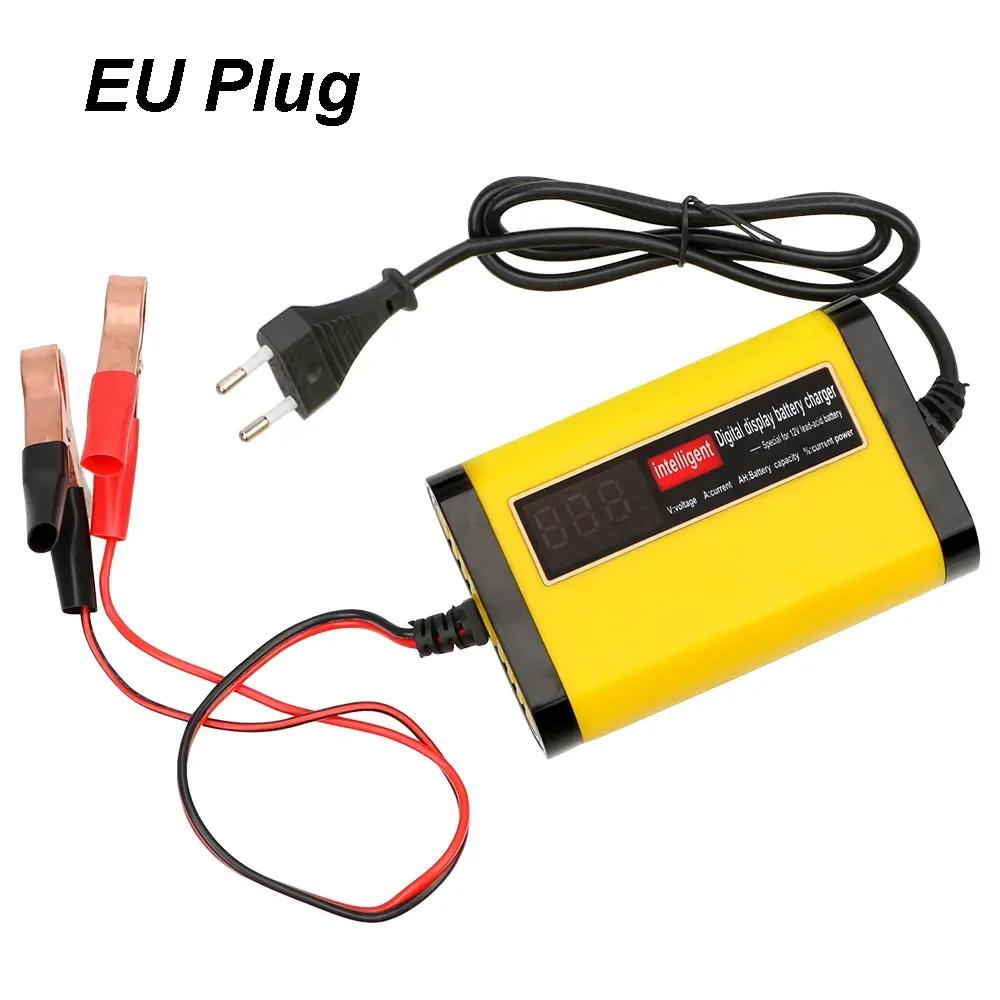 

Fully Automatic Car Battery Charger with Digital LCD Display 2A Fast Charge Level 3 for AGM GEL Lead Acid Batteries