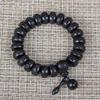 Qiyi Ethnic Style Lightning-Struck Jujube Wood Buddhist Prayer Beads Bracelet - Wooden Hand Ornament
