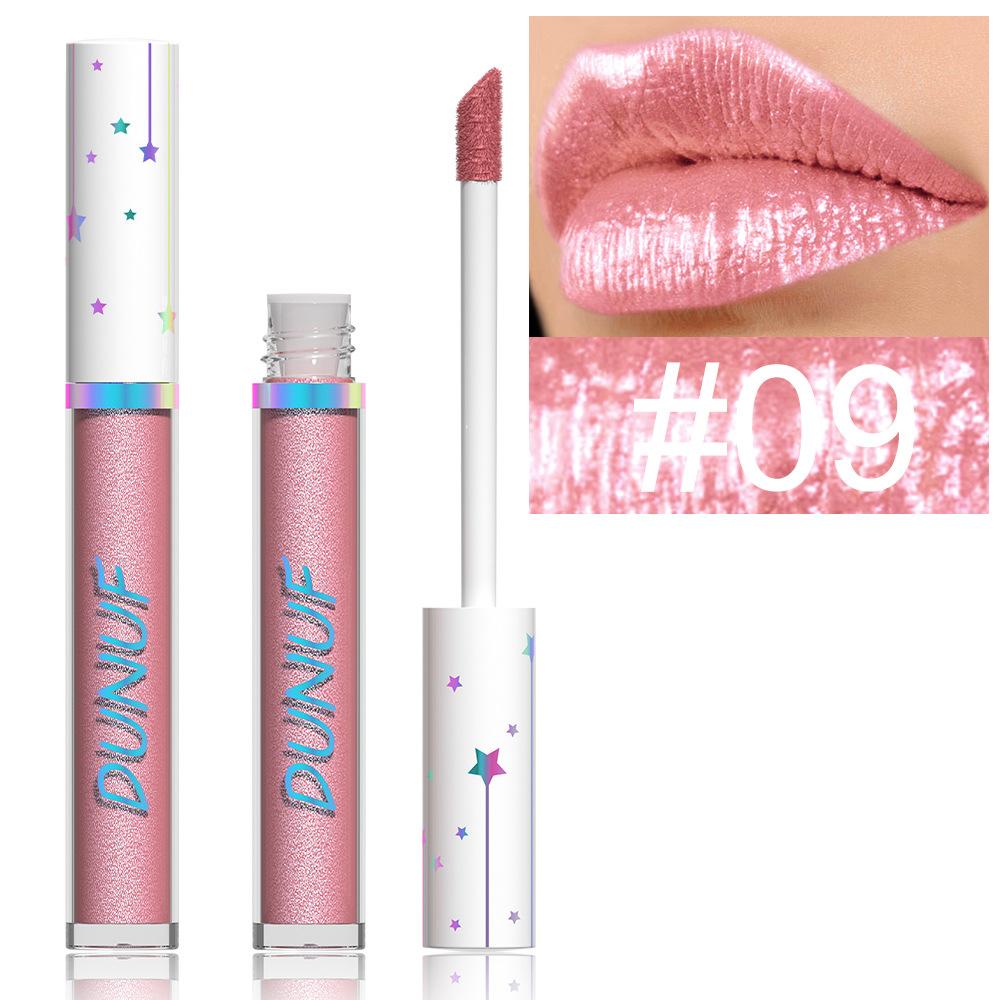 Glitter Lipgloss Langvarig Farge Skinnende Glød Lipglans for Halloween Scene Festsminke Høypigmentert Leppestift Gotisk Leppesjokk Gaveidé