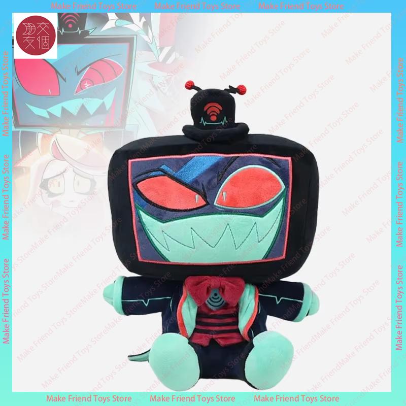 Hazbin Hotel Anime 3 Vee Plush Toys Alastor Plush Funny Fan Collectible Desktop Decor Gift Exquisite Desktop Decorative Item