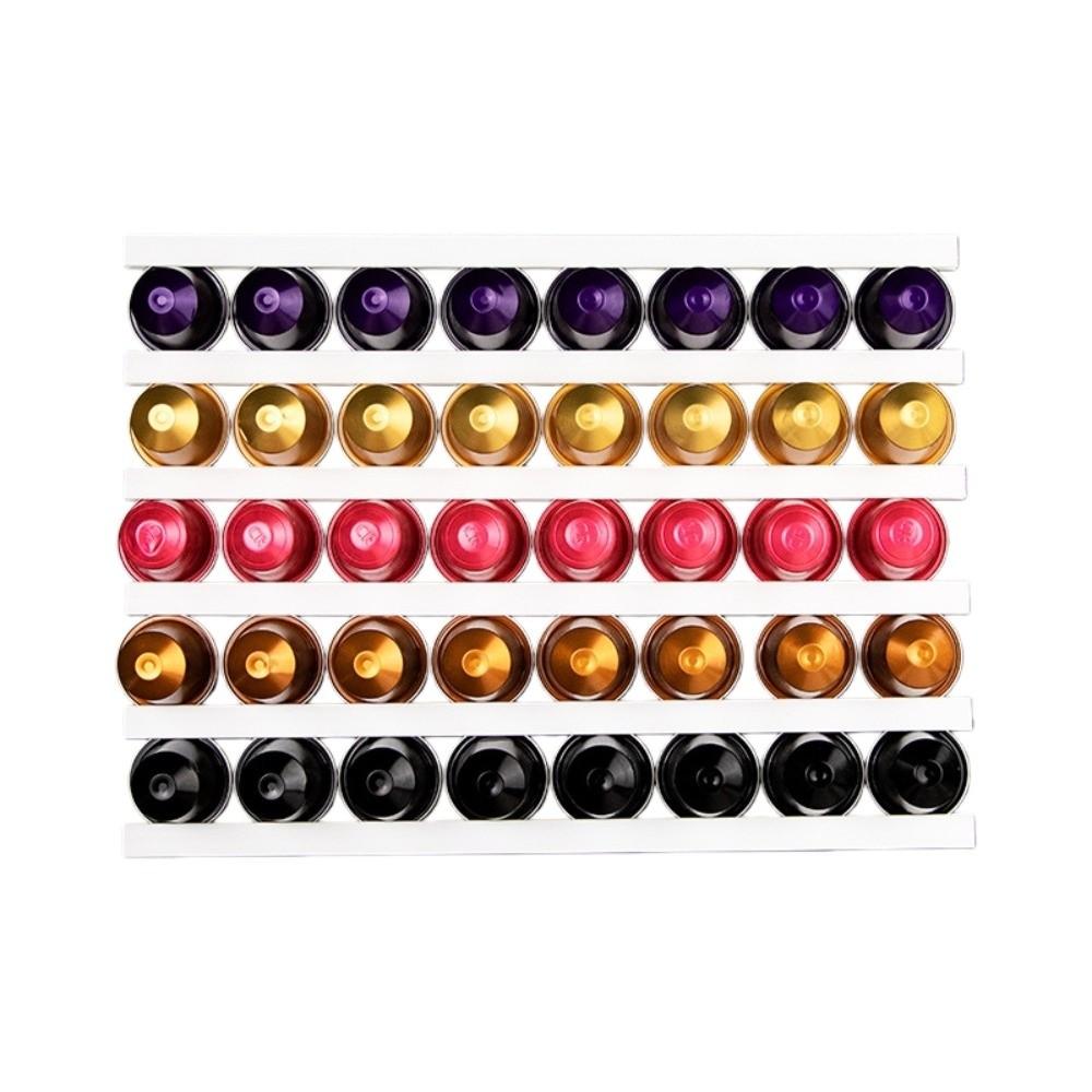 Plastik-Kaffeekapselständer Magnetischer Kaffeepod-Aufbewahrungs-Organizer Küchenzubehör