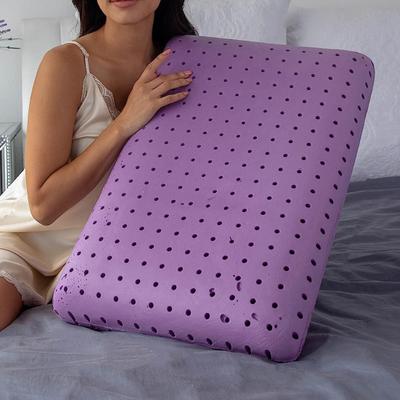Kühlendes Memory Foam-Bettruhekissen, belüftetes Lavendel-Rücken- und Seitenschläferkissen