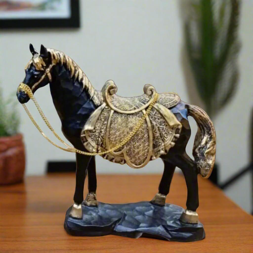 Horse Statue Good Luck Vastu Showpiece Idol for Gifting & Home Office Table Desk Decoration