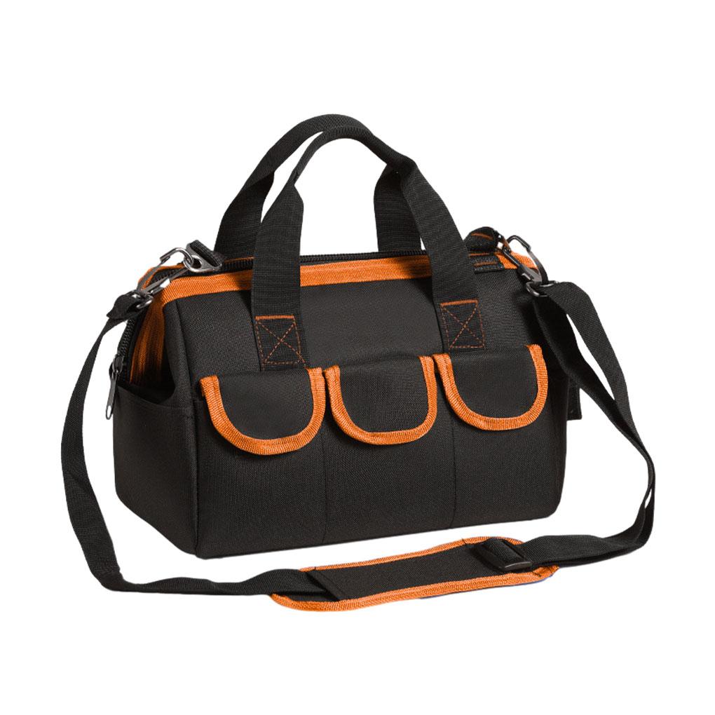 

Износостойкая сумка для хранения инструментов и оборудования, переносная тканевая сумка для инструментов, сумки для инструментов электрика 12 дюймов, желтая