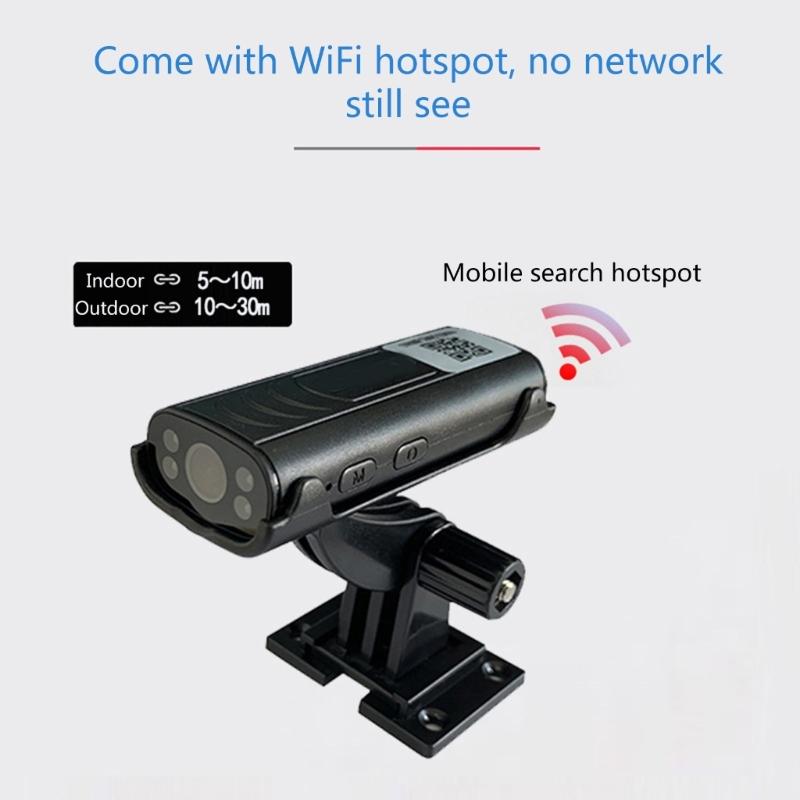 Wireless WiFi Rear View Camera with Builtin Battery IP54 Waterproof Night-Vision with Bracket Reverse-Hitch Guide Camera