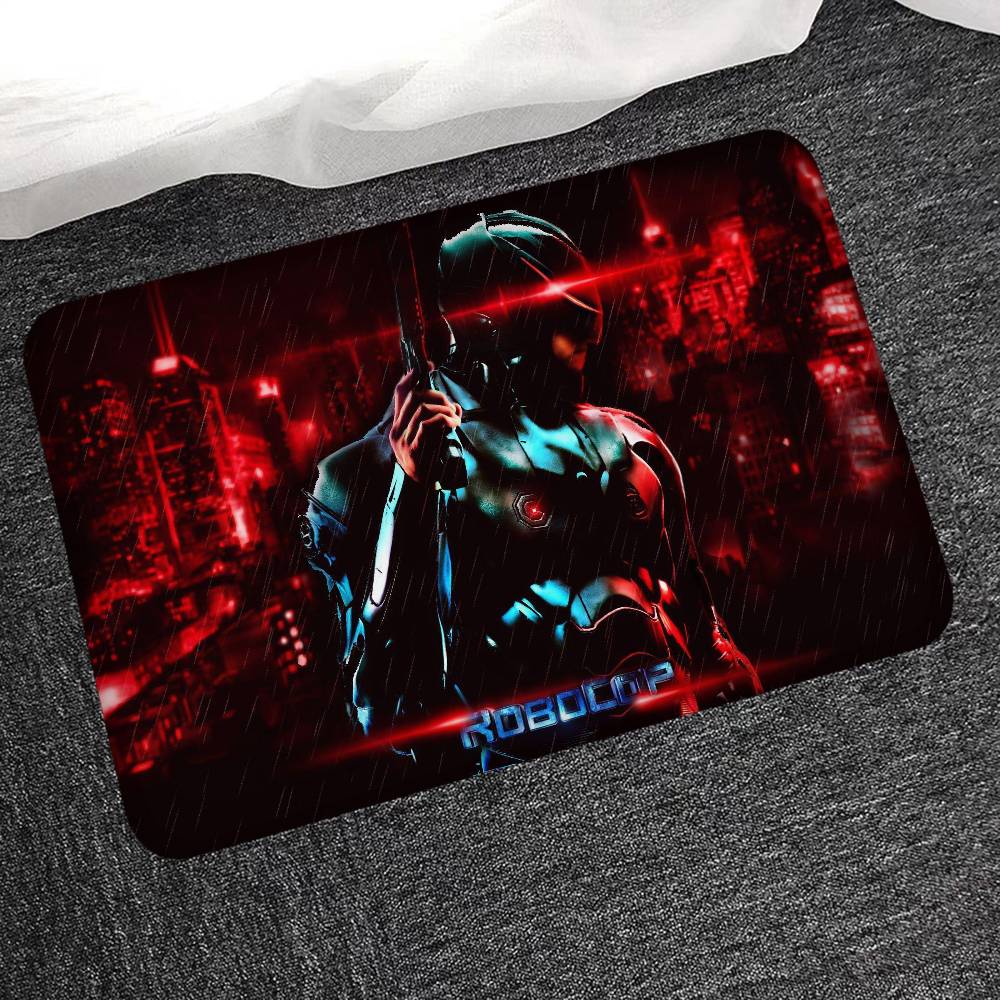 Actionfilm R-Robocop Badezimmermatte Kinderzimmer Schlafzimmer Dekoration Balkon Rutschfeste Fußmatte Wohnzimmer Willkommensteppich