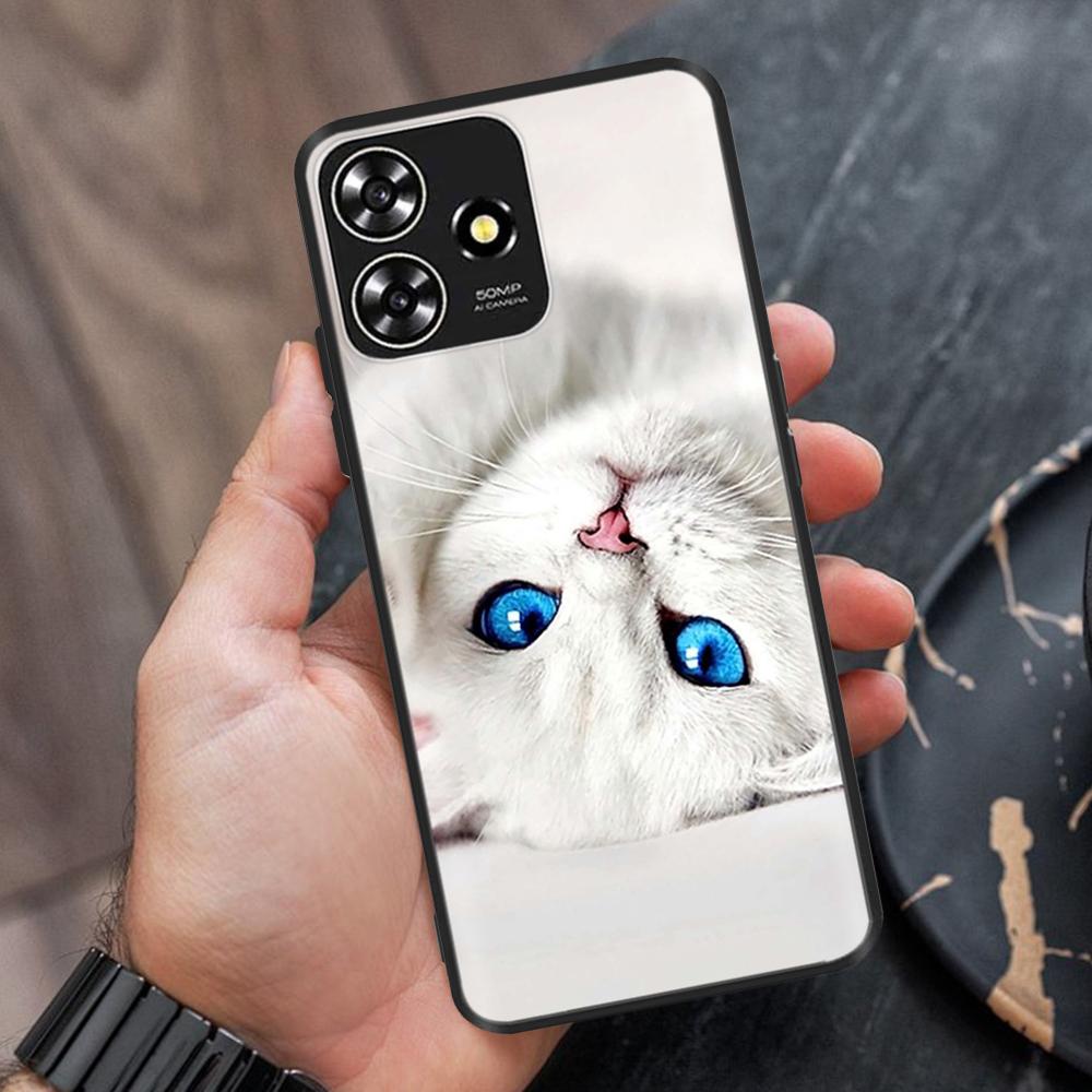 For ZTE Blade A73 Case Soft Black Silicone Bumper Phone Cover Funda For ZTE Blade A73 5G Cases For ZTE Blade A73 4G Fundas Coque