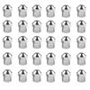 30/20/10pcs Tire Valve Caps for Cars Motorcycles Bike Valve Cap Round Head Chrome Plating Material Plastic Dust Proof Covers