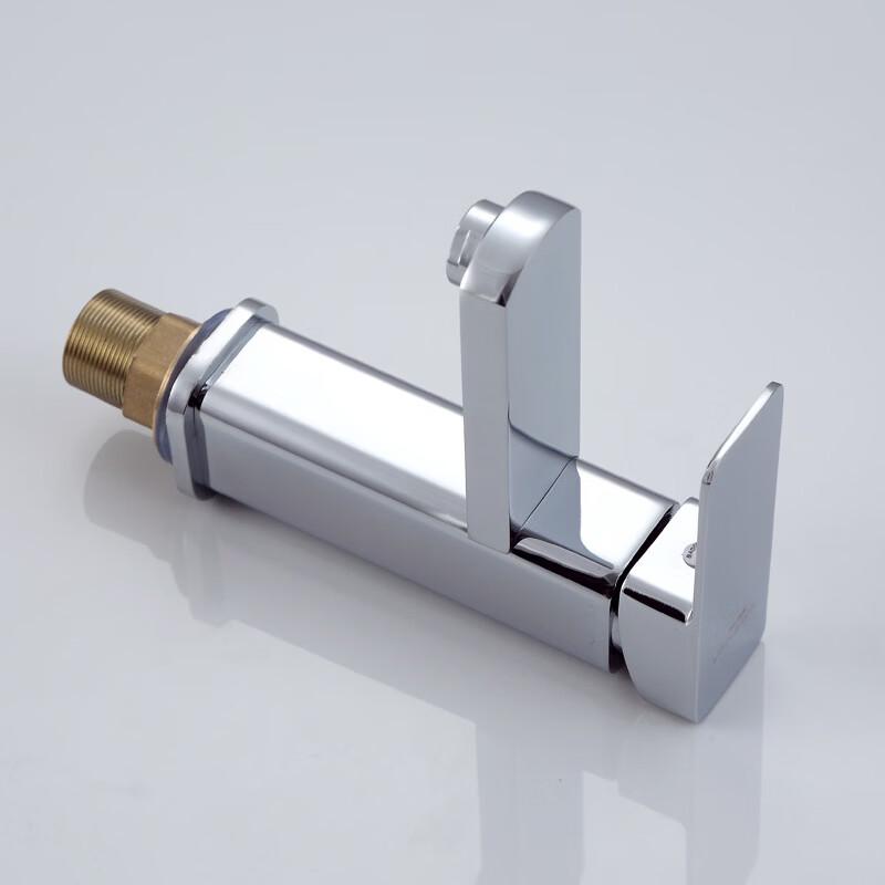 TLXT Stainless Steel Square Single-Hole Basin Faucet
