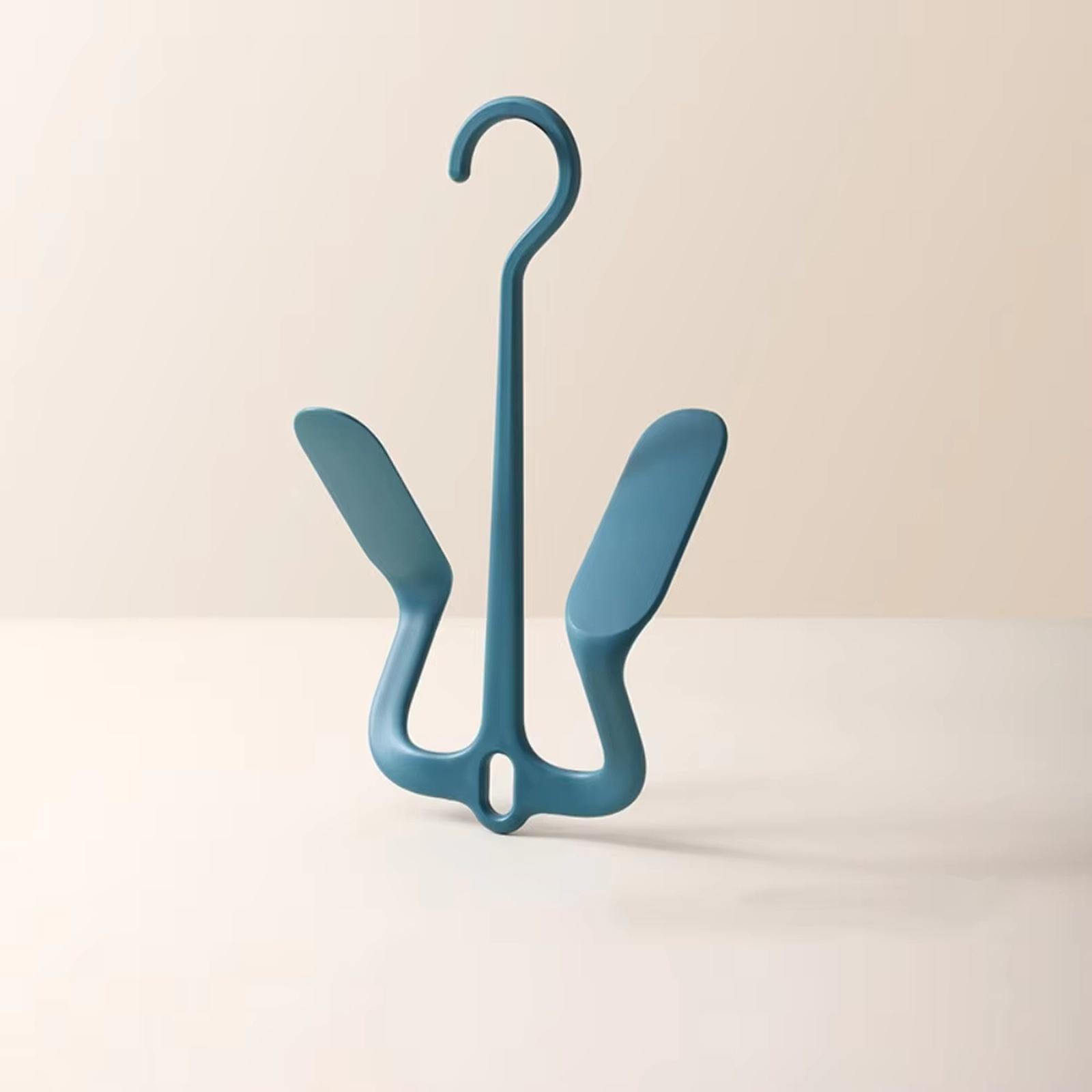 

Household Shoe Drying Rack Creative Double Hook Hanging Shoe Rack Outdoor Shoe Hanger one size зелёный