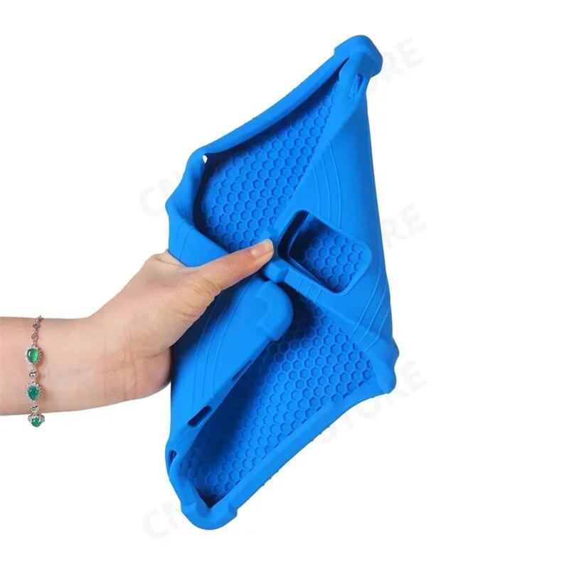 Abdeckung für Teclast T60 2023 Fall 12 "Tablet PC Kickstand Funda mit 4 Stoßfest Airbags Kinder Sicherheit Weiche Silikon