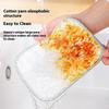 2Pcs Double-Side Reusable Washcloth Wiping Rag Steel Wire Washin Cloth Microfiber Dishcloth Non-Stick Oil Kitchen Cleaning Cloth