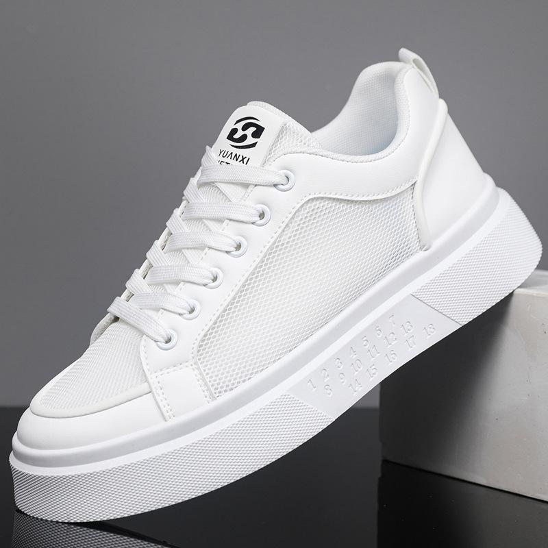 

Весенне-осенние новые туфли на мягкой подошве, мужские туфли, накладки на ноги с одним педальным управлением, ленивые туфли на толстой подошве, универсальные модные сетчатые повседневные туфли 39