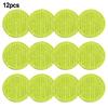 Round Cloth for Electric Mop Soft and Absorbent for Effective Dust Removal Available in 6/12pcs Washable and Reusable Options